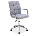 Кресло офисное Signal Q-022 ткань, серый/хром