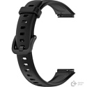 Ремешок Rumi силиконовый для Huawei Band 7 (черный)