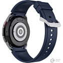 Ремешок Rumi Classic силиконовый для Samsung Galaxy Watch4/5 (20 мм, темно-синий)