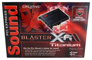 Обзор Creative Sound Blaster X-Fi Titanium Fatal1ty Pro